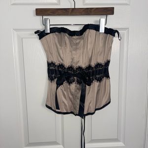 Brown and Black Corset